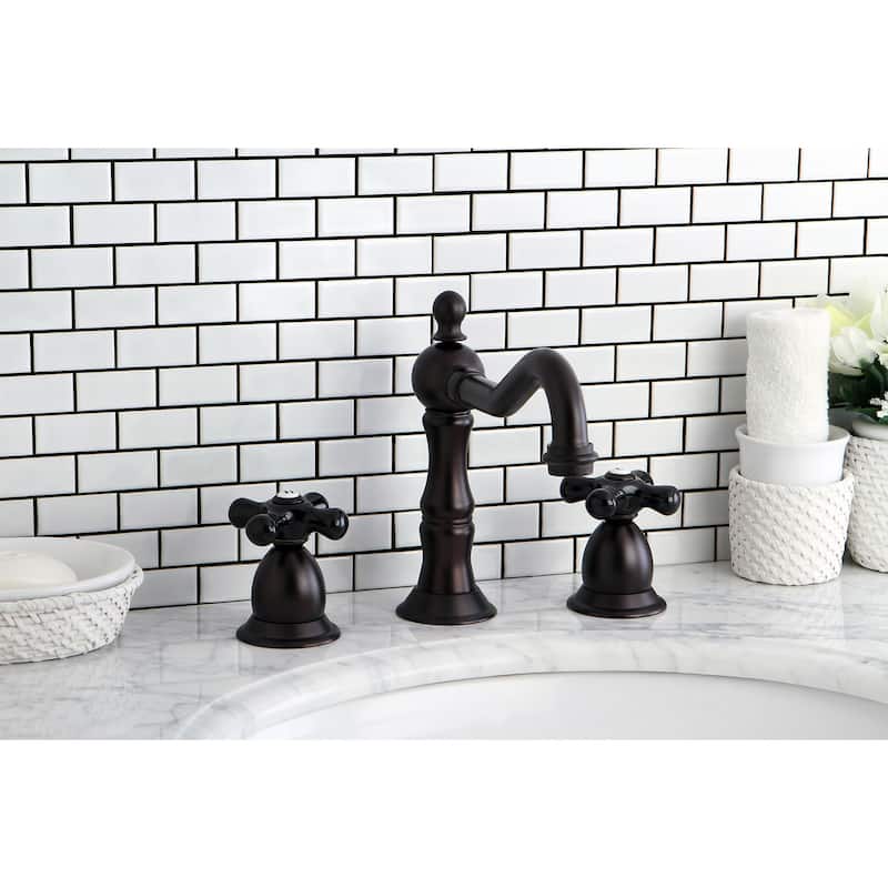 Duchess Widespread Bathroom Faucet with Brass Pop-Up - Oil Rubbed Bronze