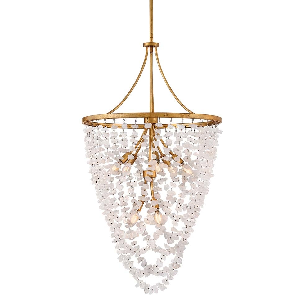 Fredrick Ramond FR41596 Myra 8 Light 24" Wide Ring Chandelier
