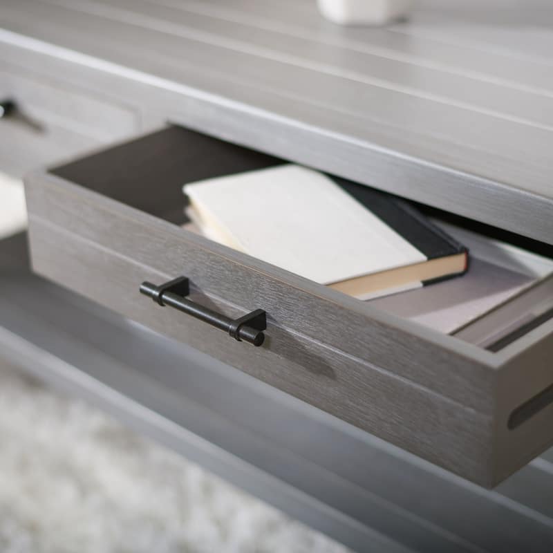 SAFAVIEH Filbert 2-Drawer Bottom Shelf Coffee Table - 37.8" W x 19" L x 19" H
