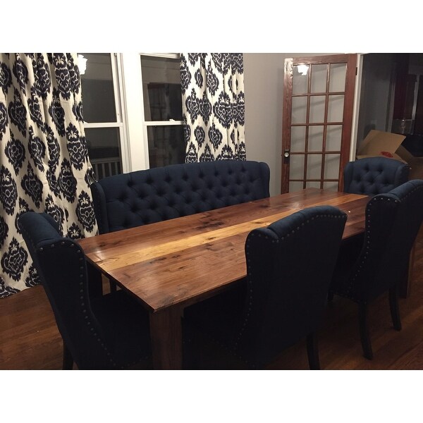 Shop Furniture Of America Telara Tufted Wingback 3 Seater Loveseat Shop Furniture Of America Telara Tufted Wingback 3 Seater Loveseat