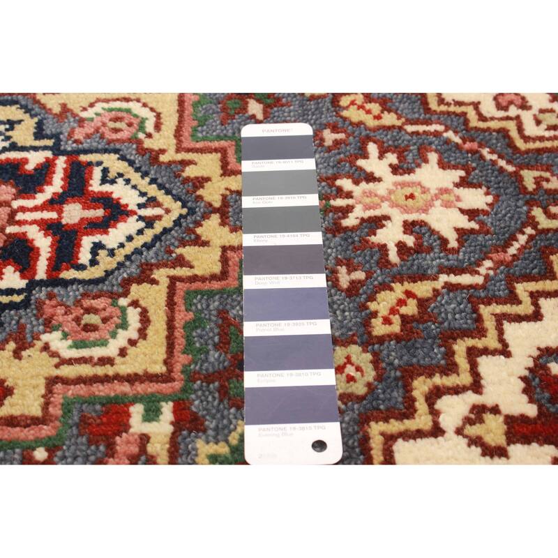 ECARPETGALLERY Hand-knotted Serapi Heritage Charcoal Wool Rug - 2'5 x 13'10