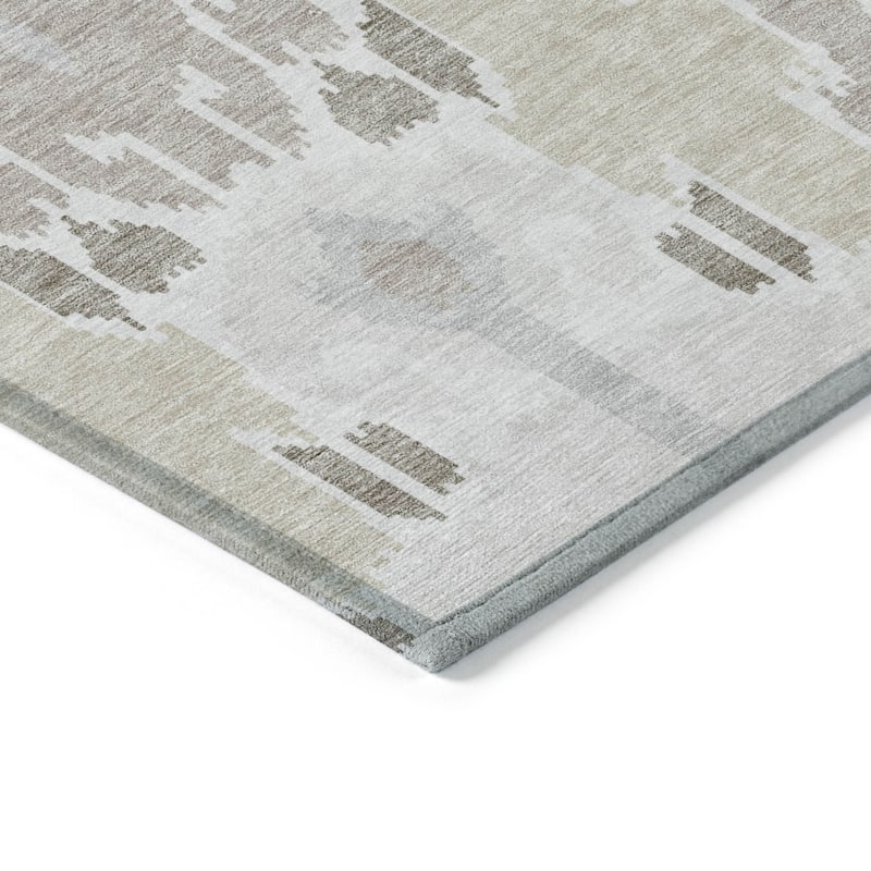 HomeRoots Ikat Transitional Rectangle Outdoor Rug