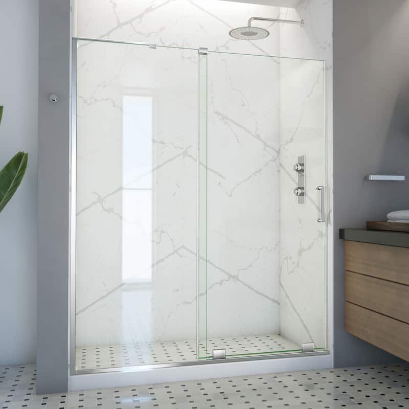 DreamLine Mirage-X 50 - 54 in. W x 71 in. H Frameless Sliding Shower Door - 50 - 54 in. W x 71 in. H