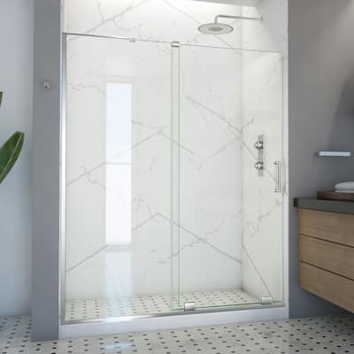 DreamLine Mirage-X 55 - 59 inch W x 72 inch H Frameless Sliding Shower Door