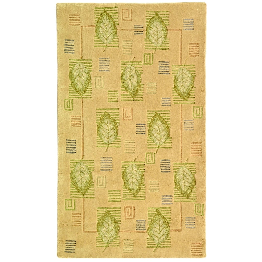 SAFAVIEH Handmade Berkeley Annetraude Botanical Wool Rug