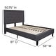 preview thumbnail 112 of 120, Tufted Platform Bed with 10in. Pocket Spring Mattress