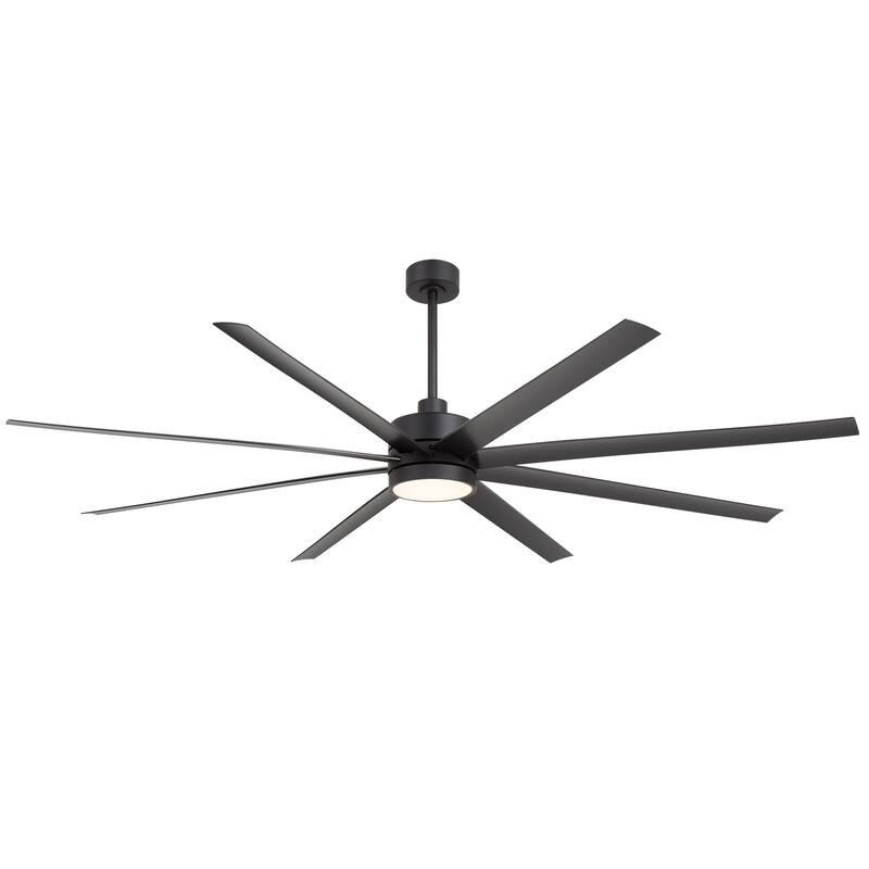 65"/72"/84" Modern LED Ceiling Fan with Light and Remote(8-Blade)