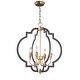 preview thumbnail 1 of 0, Crest 4-Light Chandelier