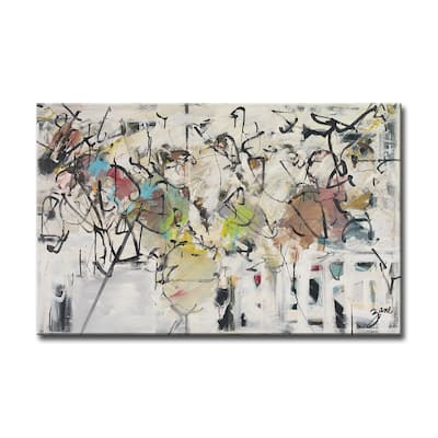 'Abstract IX' Wrapped Canvas Wall Art