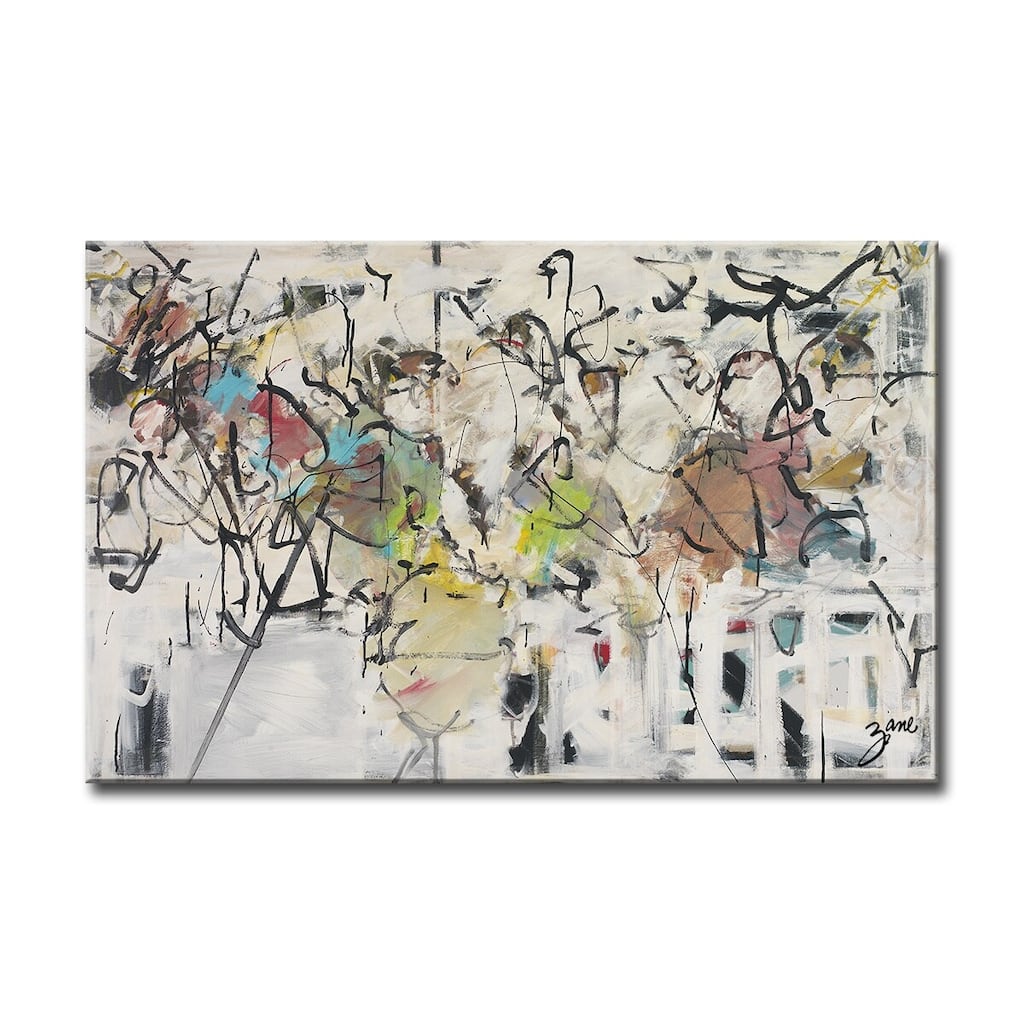 'Abstract IX' Wrapped Canvas Wall Art