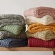 preview thumbnail 16 of 93, Madison Park Hand Made Chunky Double Knit Throw Blanket