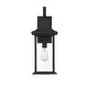 preview thumbnail 3 of 3, Hancock 1-Light Outdoor Wall Lantern in Matte Black