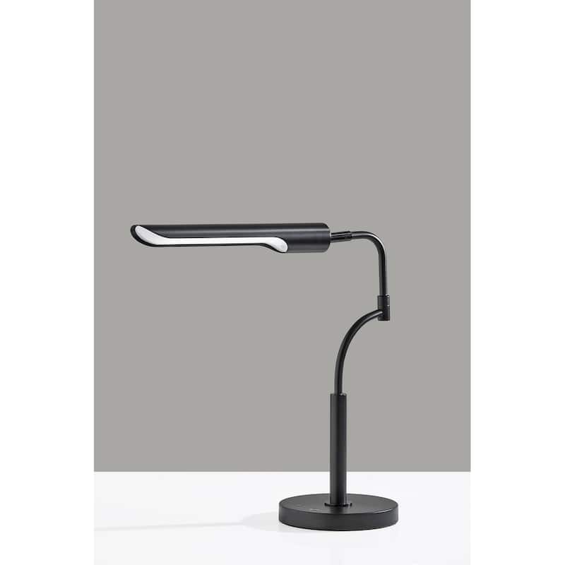 Zane LED Desk Lamp w. Smart Switch- Black