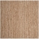preview thumbnail 78 of 171, SAFAVIEH Jerneja Handmade Solid Chunky Jute Area Rug 6' Square - Natural/Ivory
