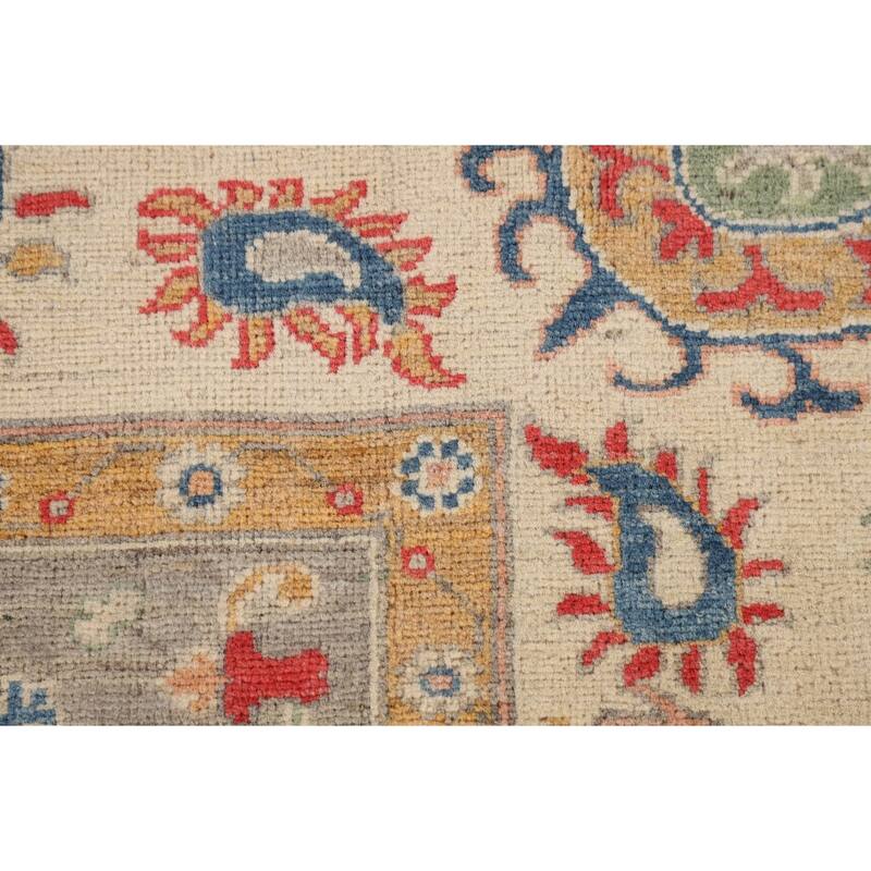 Traditional Kazak Oriental Area Rug Hand-Knotted Bedroom Wool Carpet - 5'9" x 7'11"