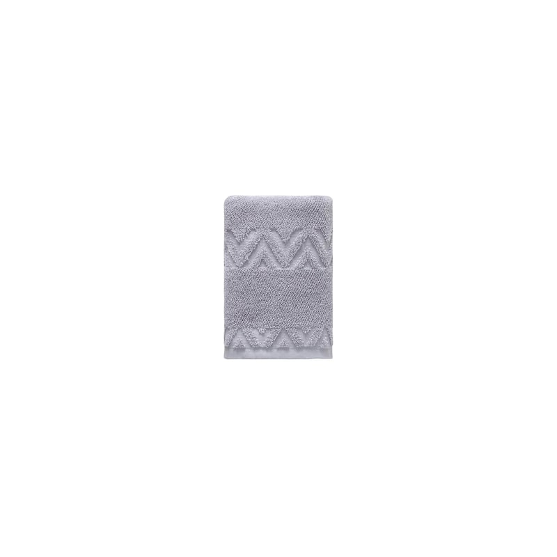 Ozan Premium Home 100% Turkish Cotton Sovrano Collection Luxury Hand Towel - Light Grey