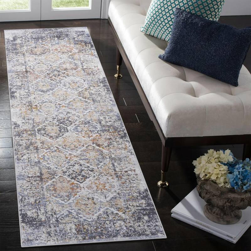 2X8 Living Room Bedroom Dining Home Office Stain Resistant Area Rug - 2' x 6' Runner - Multi