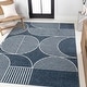 preview thumbnail 90 of 103, JONATHAN Y Maribo Minimalist Scandi Striped Navy/ivory Area Rug