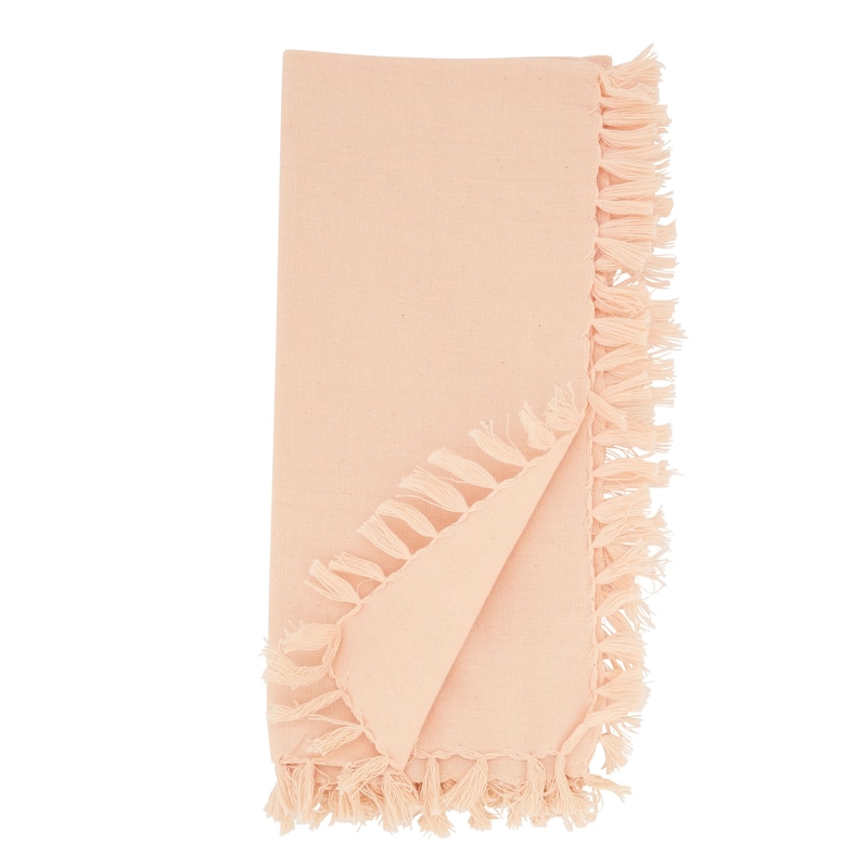 Fringed Design Napkins (set of 4)
