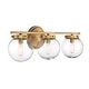 preview thumbnail 4 of 8, Trade Winds Linda 3-Light 24" Bathroom Vanity Light