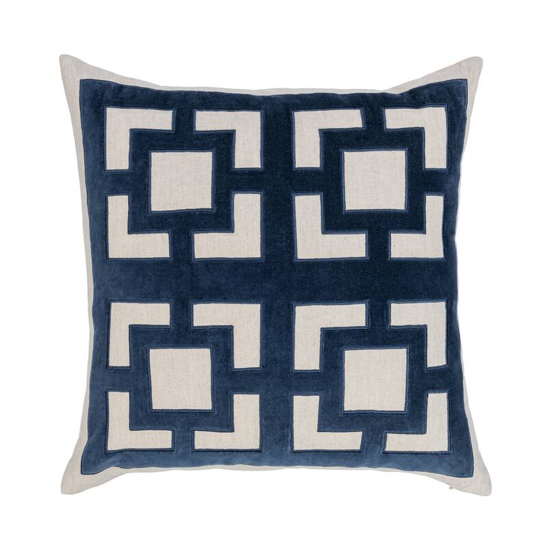 Villa by Classic Home Corbin Cotton Blend Throw Pillow