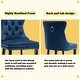 preview thumbnail 51 of 64, Contemporary Velvet Upholstered Counter Bar Stools Set of 4