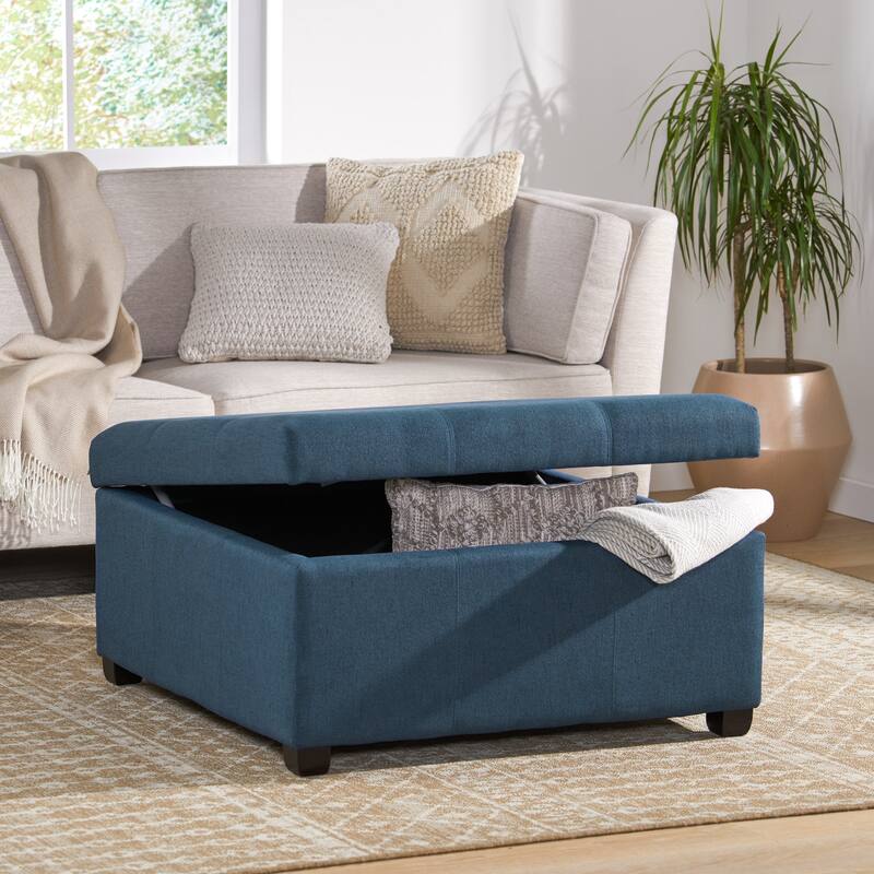 Carlsbad Tufted Square Storage Ottoman by Christopher Knight Home