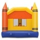 preview thumbnail 5 of 5, 17 x 13ft Commercial Inflatable Crayon Bounce House