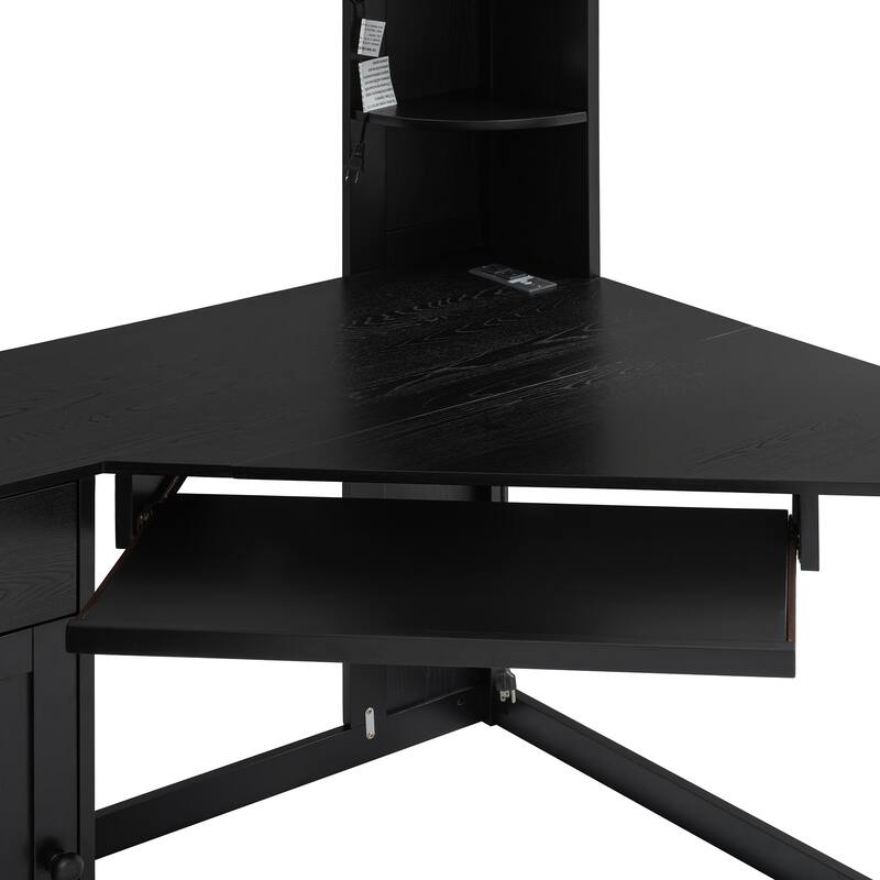 Twin Loft Bed with Integrated Wardrobe, Desk, Charging Station & Spotlights