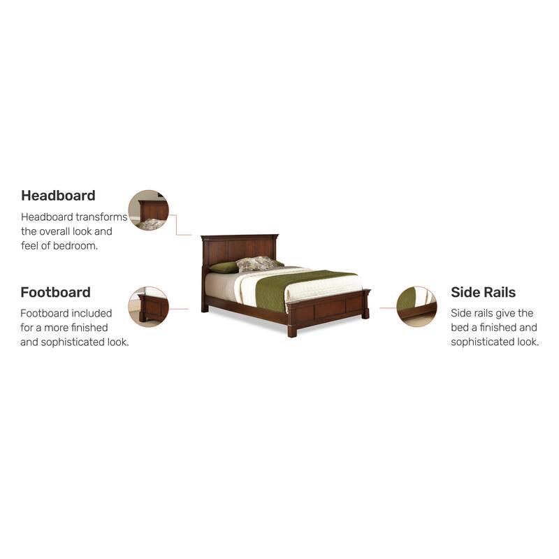 Aspen Cherry King Bed