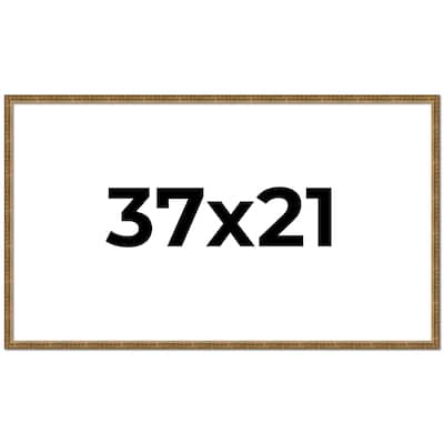 37x21 Frame Gold Picture Frame - Complete Modern Photo Frame Includes