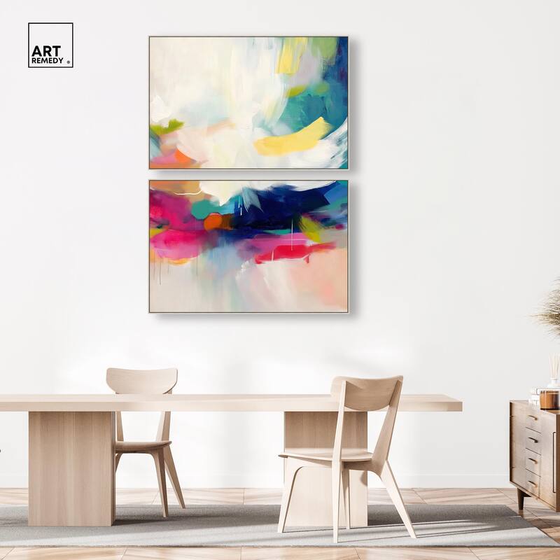 Riot of Color III Canvas Set of 2 by Art Remedy