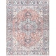 preview thumbnail 2 of 6, Cantu Machine Washable Distressed Area Rug