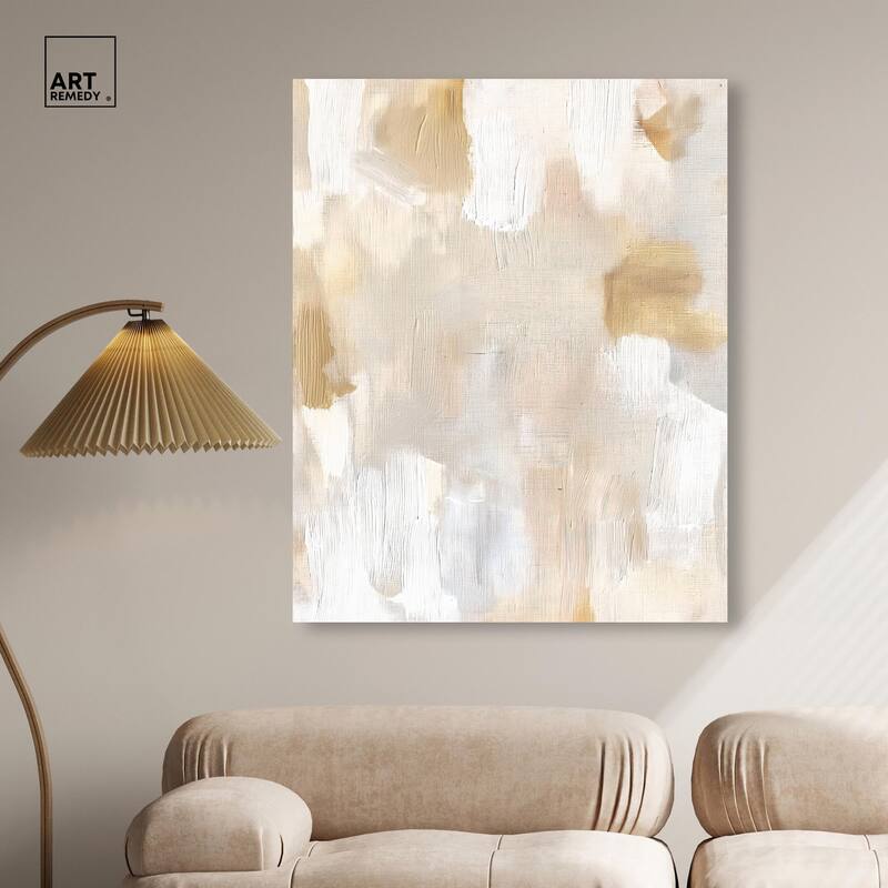 Beige and Cream I Canvas by Art Remedy, Gallery Wrapped