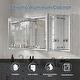 preview thumbnail 9 of 37, Bath 30'H Recessed or Surface Wall Mount Medicine Cabinet With Adjustable Glass Shelves