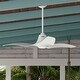 preview thumbnail 1 of 18, Hunter Arwen 60" ENERGY STAR Outdoor Ceiling Fan with LED Light and Handheld Remote - Damp Rated! Matte White