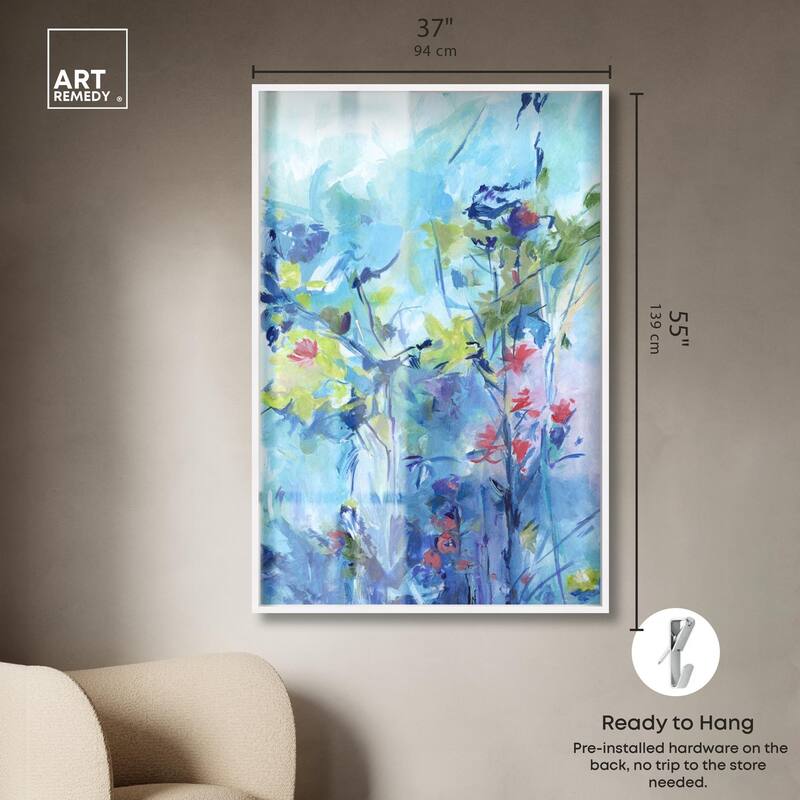 Heavenly Blue II Shadowbox by Art Remedy