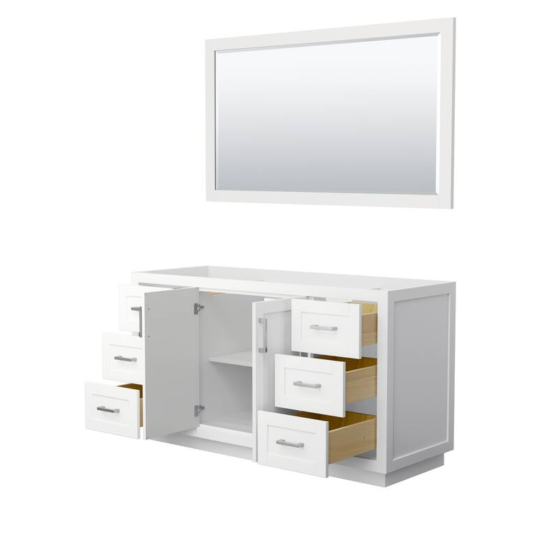 Miranda Bathroom Vanity Cabinet, 58-Inch Mirror