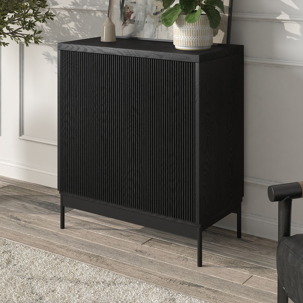 Accent online cabinet black