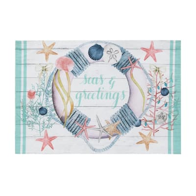 Coastal Christmas Placemat Set of 4 - 13" x 19"