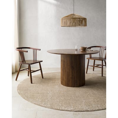 Gill Traditional Solid Area Rug