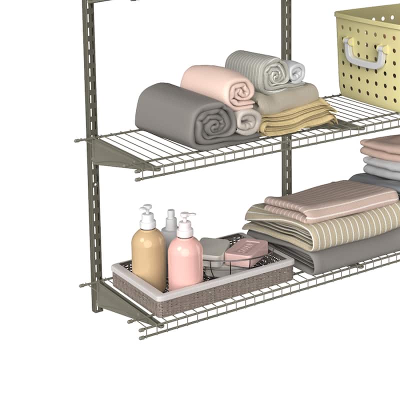 ClosetMaid Ventilated Wire Shelving Shelf End Caps (20-Pack)