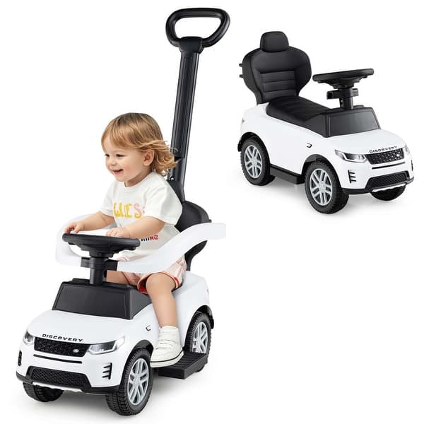 slide 2 of 9, 3 in 1 Licensed Land Rover Sliding Walking Car Toddler Push Car