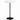 Homall Bistro Pub Table Round Bar Height Cocktail Table Metal Base MDF Top Obsidian Table with Black Leg 23.8inch Top - N/A