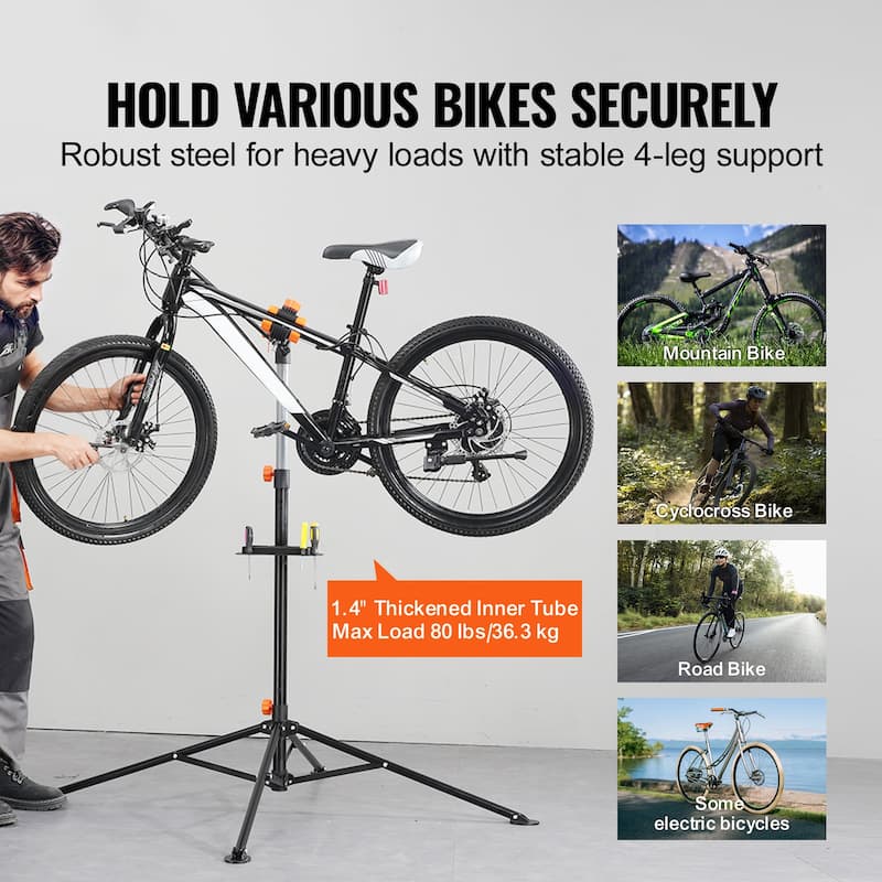 Bike Repair Stand Foldable Bike Work Stand for Home, Shops
