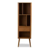 Mid-Century Modern Classic Bookcase Sideboard Cabinet - 15.3 x 18.6 x ...