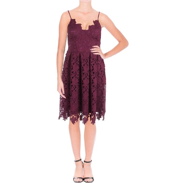 aqua lace cami midi dress