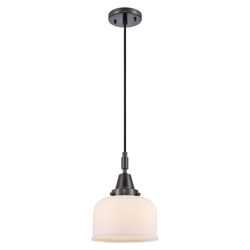Innovations Lighting 447-1P-G71 Bell 8" Wide Mini Pendant with Matte