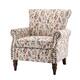 HULALA HOME Nailhead Trim Traditional Accent Armchair with Rolled Arms
