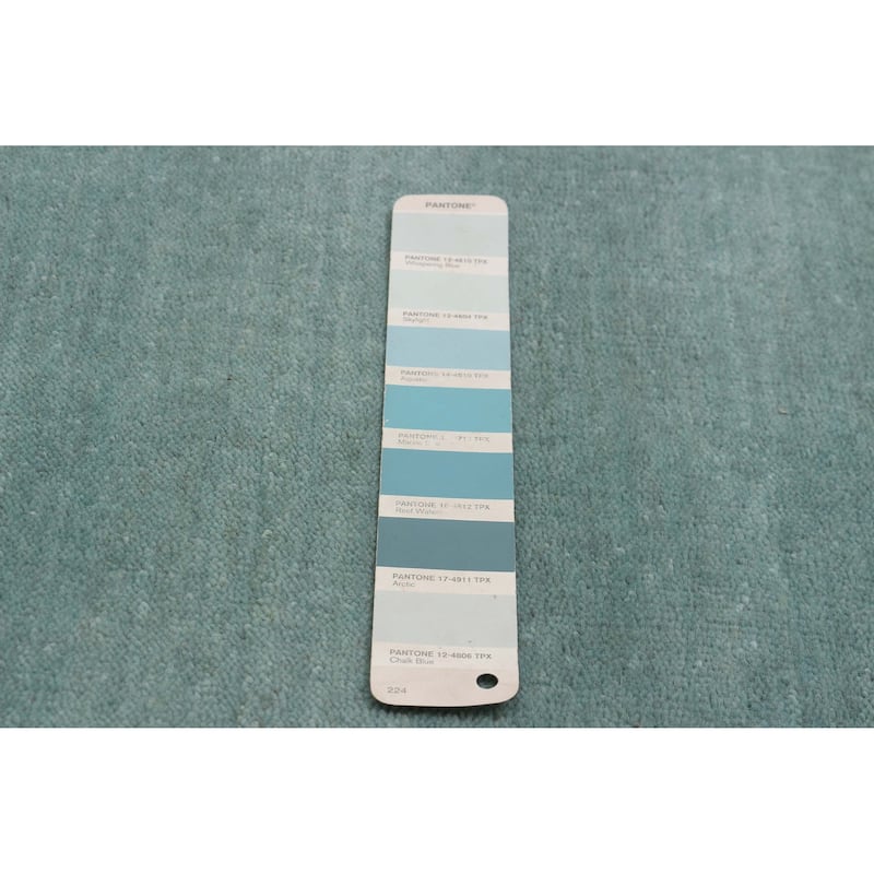 Kashkuli Gabbeh Blue Rug 6'7" x 6'7" - 6'7 x 6'7